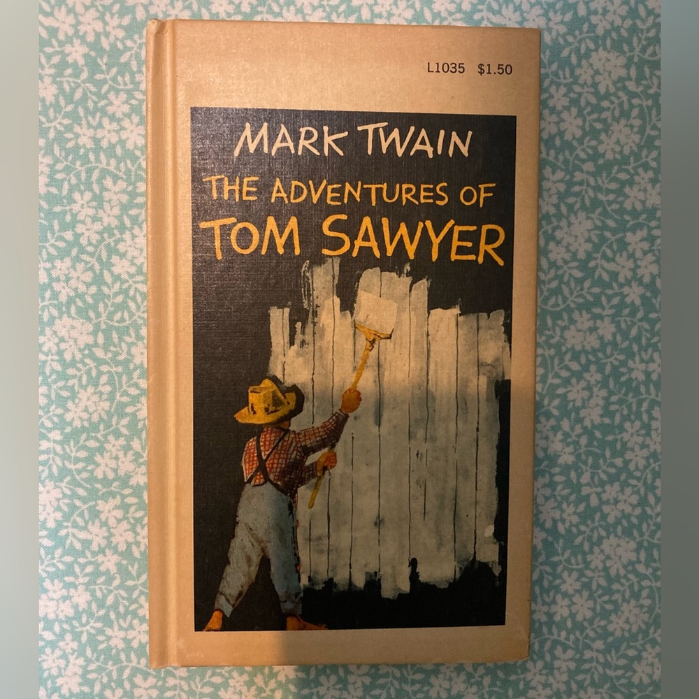 💙 Vintage Hardcover - The Adventures of Tom Sawyer by Mark Twain